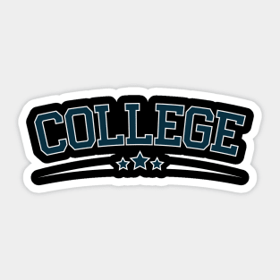 College Sticker